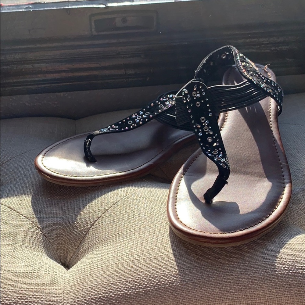 Black sandals